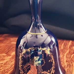 Vintage Blue Cobalt Bell Taiwan