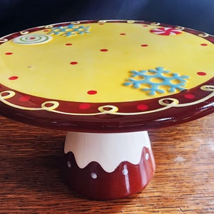 Vintage Decorative Cake Plate Porcelain