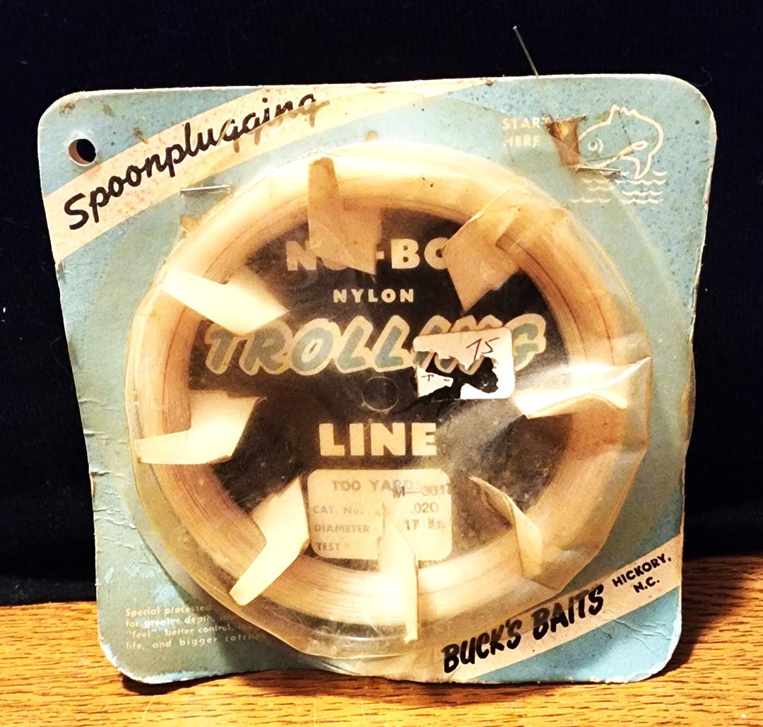Spoonplugging Vintage Buck's Base Spoonplugging Trolling Line - Etsy