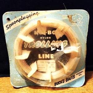 Vintage Buck's Base Spoonplugging Trolling Line