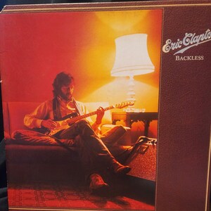 Vintage Vinyl Record Eric Clapton Backless