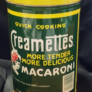 Vintage Creamettes Tin