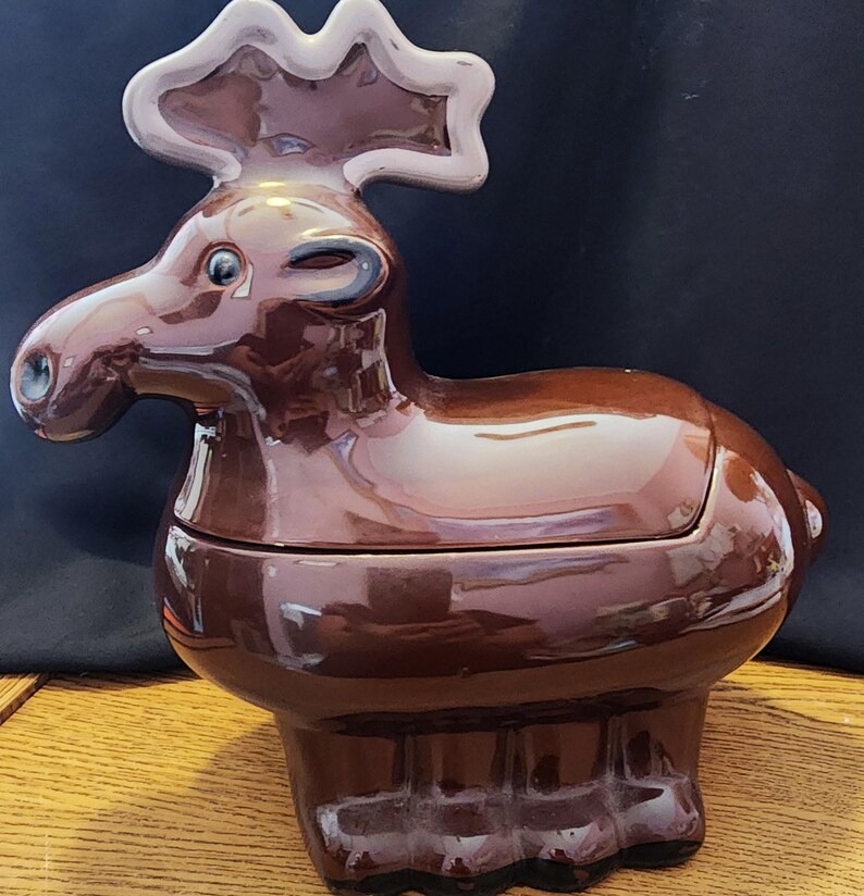 Vintage 1985 Moose Cookie Jar
