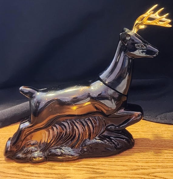 Vintage Pair of Avon Buck Bottles Available in Each