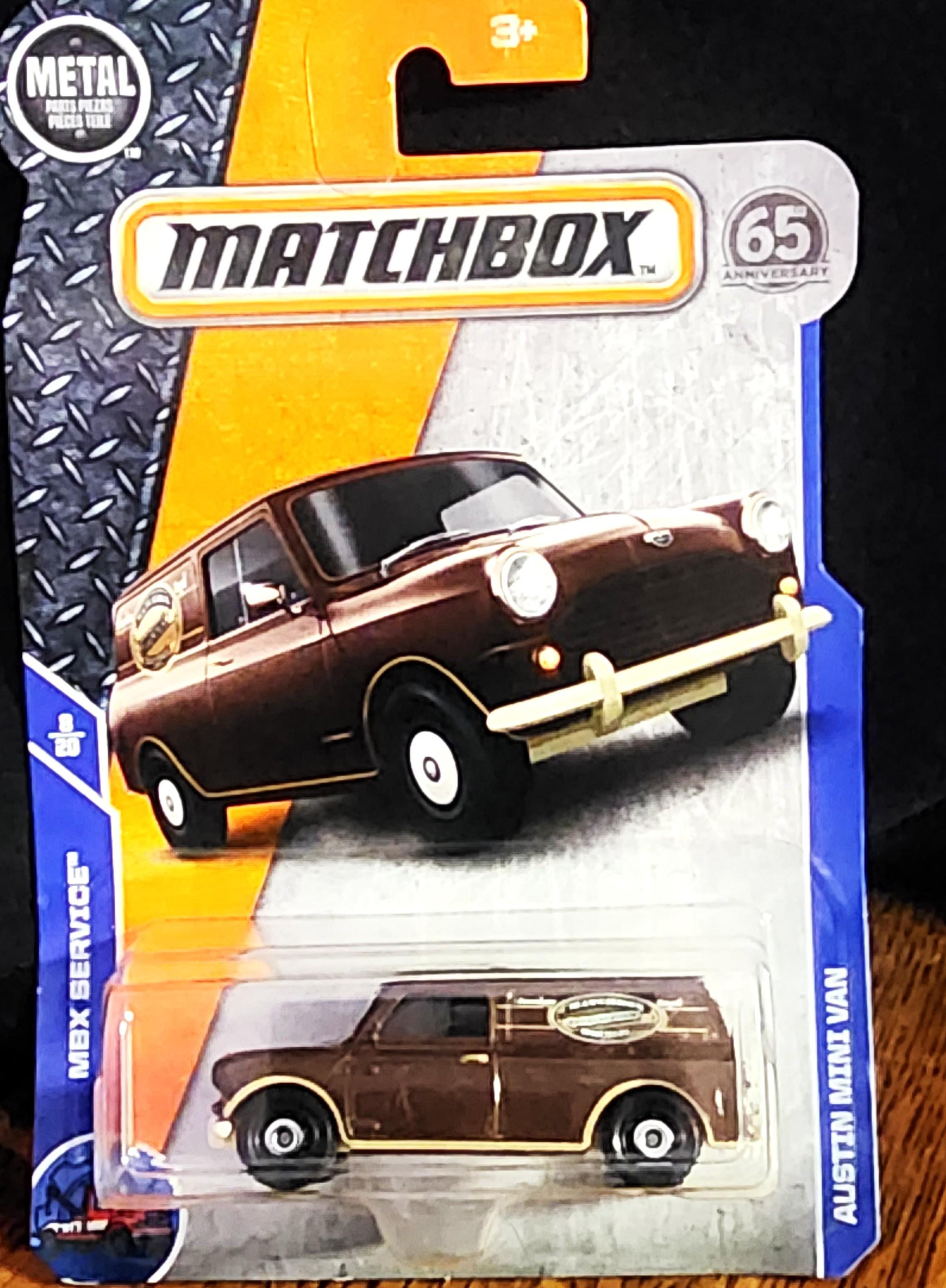 Match Box Austin Mini van 2018 65e anniversaire 8/20