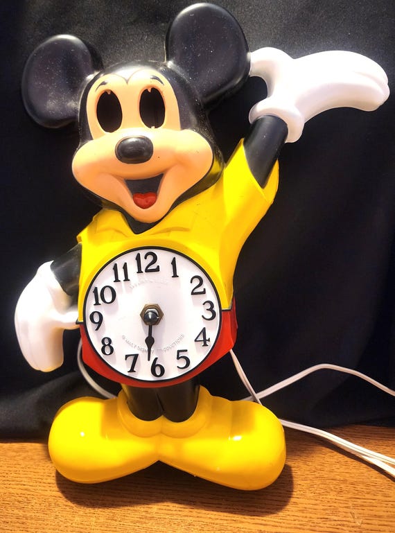 Vintage Mickey Mouse Wall Clock for Parts! - Etsy