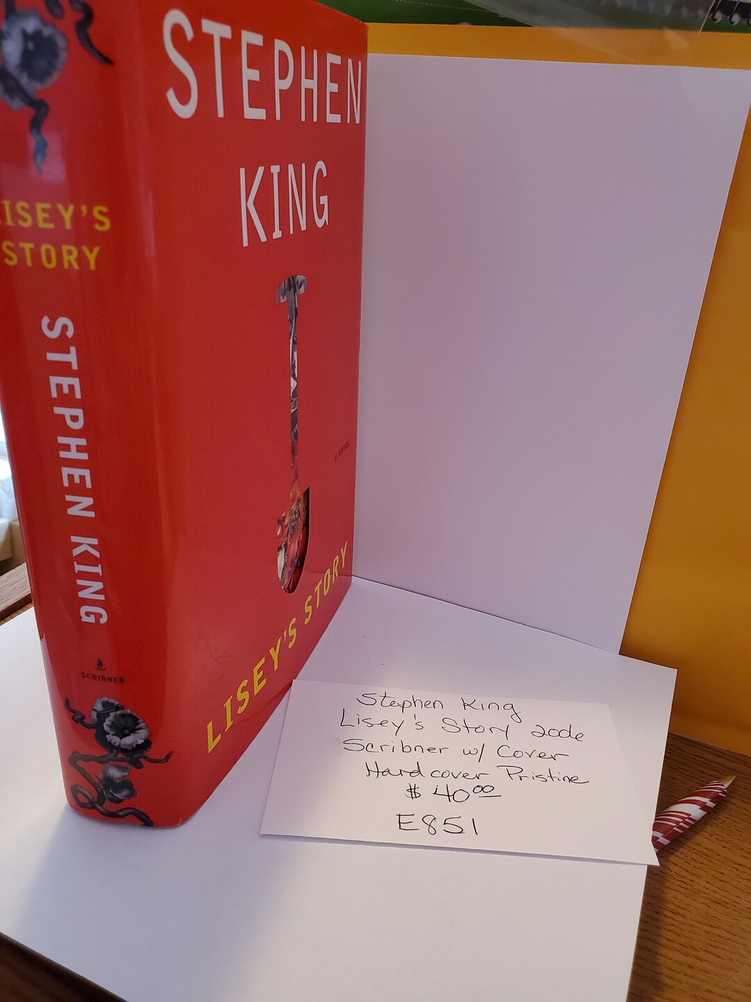 Stephen King's Lisey's Story Used Book 1st Edition Scribner W/jacket