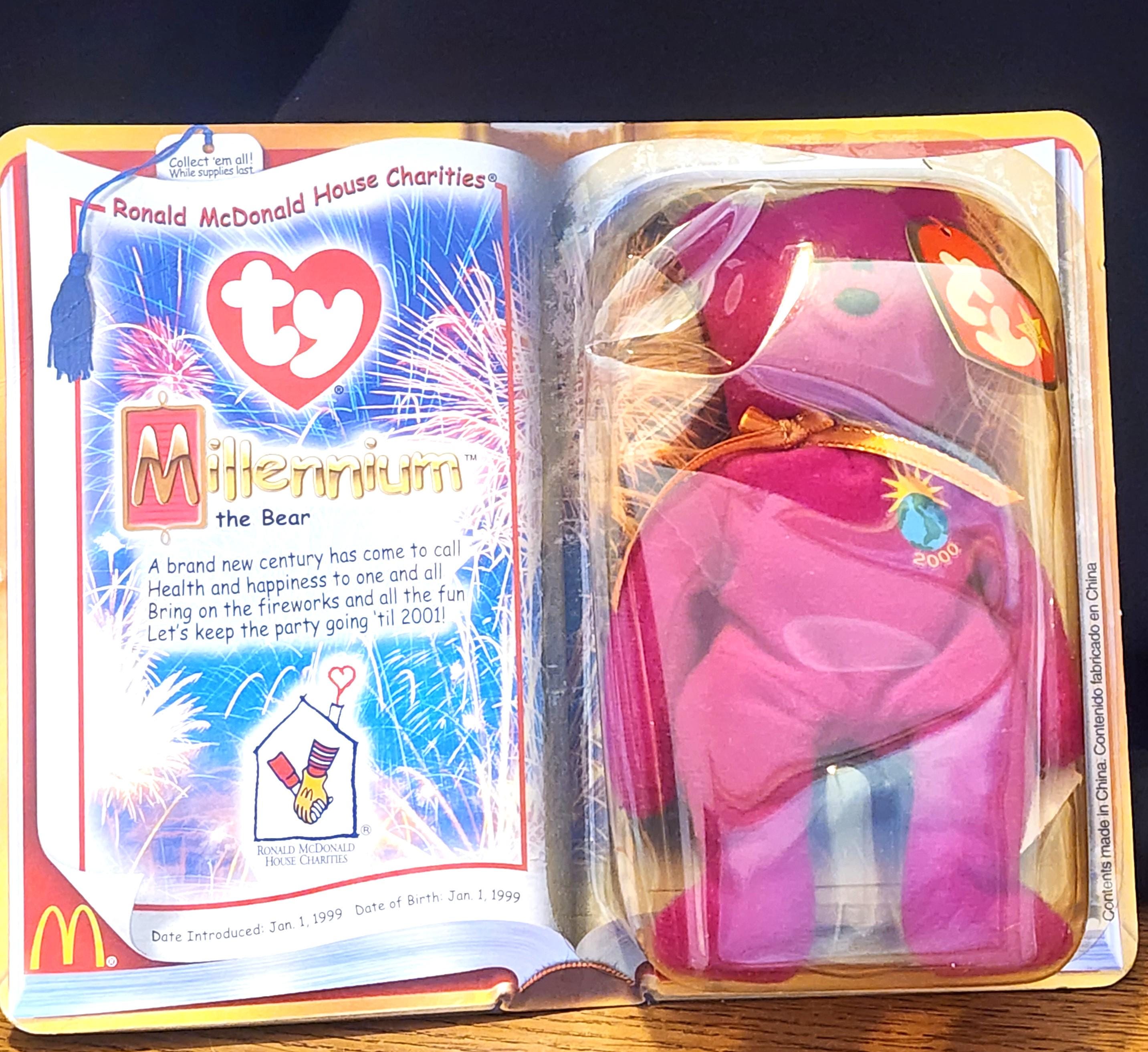 Vintage 2000 TY Teenie Beanie Baby Bear in Original Box Unopened