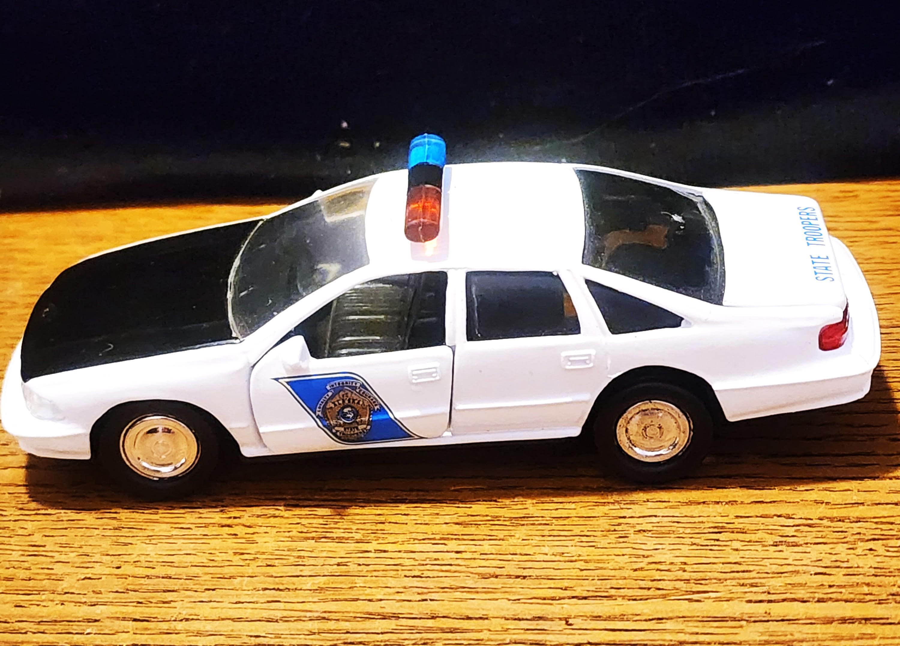 VOITURE DE POLICE ancien tole EUR 50,00 - PicClick FR