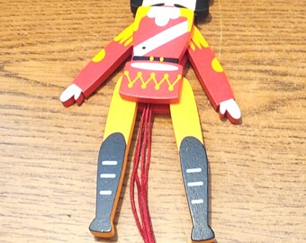 Vintage Nutcracker Pull Toy