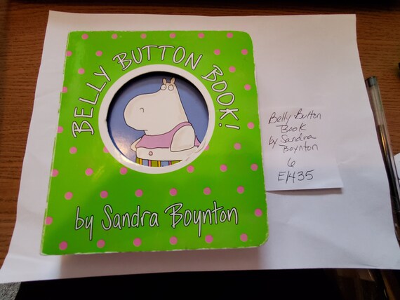 Belly Button Book by Sandra Boynton | Etsy