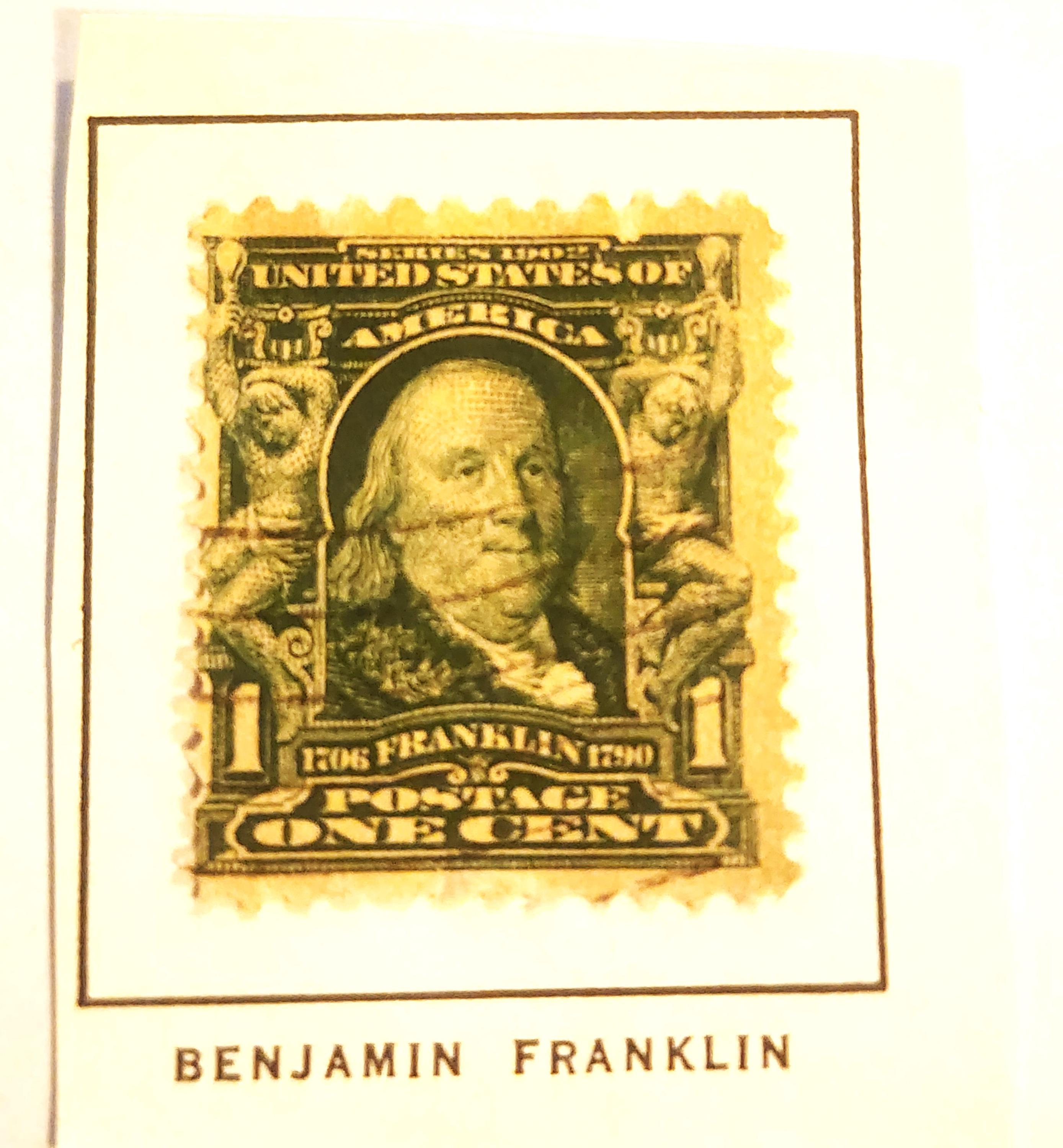 1902 franklin stamp - Etsy 日本