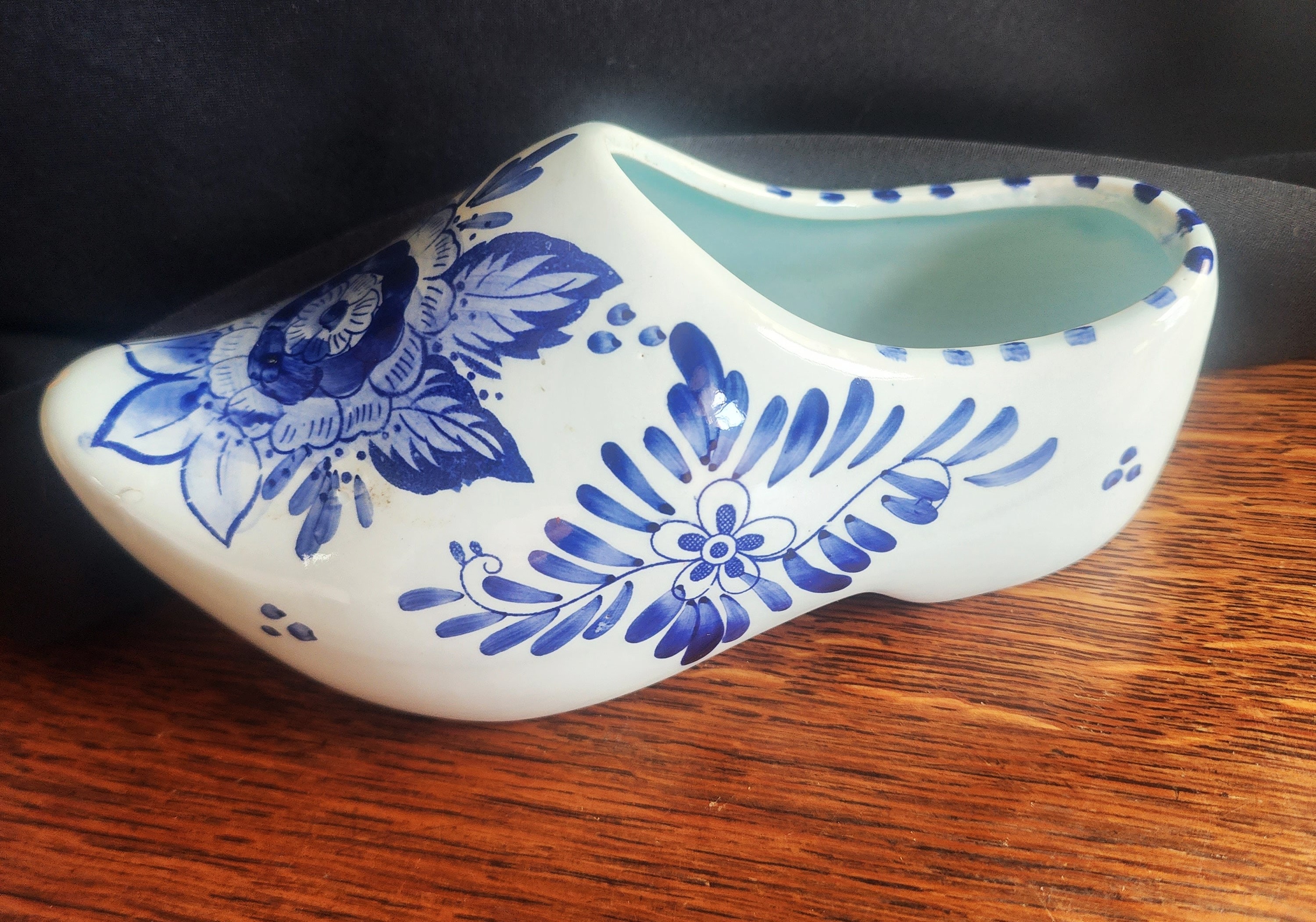 希少 vintage ビンテージ オランダ 小さな木靴 デルフト焼 陶器 希少 vintage ビンテージ オランダ 小さな木靴 デルフト焼 陶器