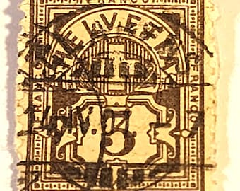 1862 63 スイス 切手 #42 使用済み 3 フランコ ヘルベティア 1800 年代