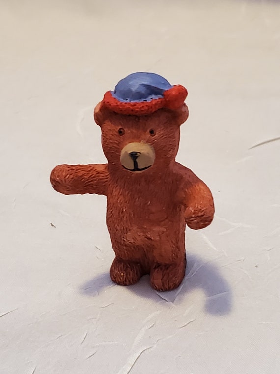 Vintage 2 Inch Ceramic Bear Etsy