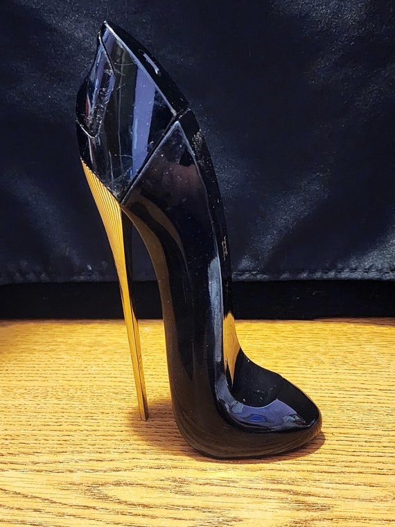Black shoe shaped perfume sales