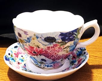 Vintage Tea Cup and Saucer