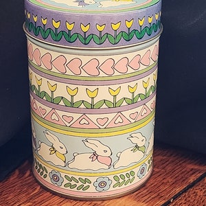 Lata Vintage Conejos o Conejitos