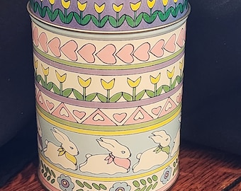 Vintage Rabbits or Bunnies Tin