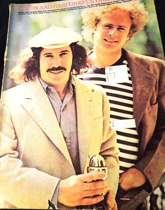 Vintage Simon & Garfunkel's Greatest Hits Music Book - Etsy