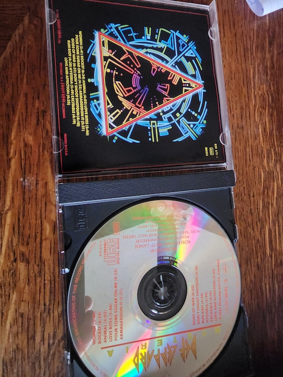 Vintage Def Leppard Hysteria Audio CD - Etsy