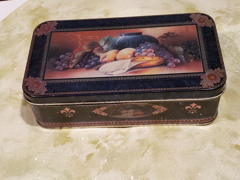 Vintage Old Tin Etsy