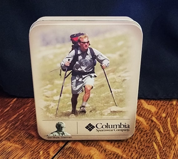 Vintage Columbia Sportswear Tin