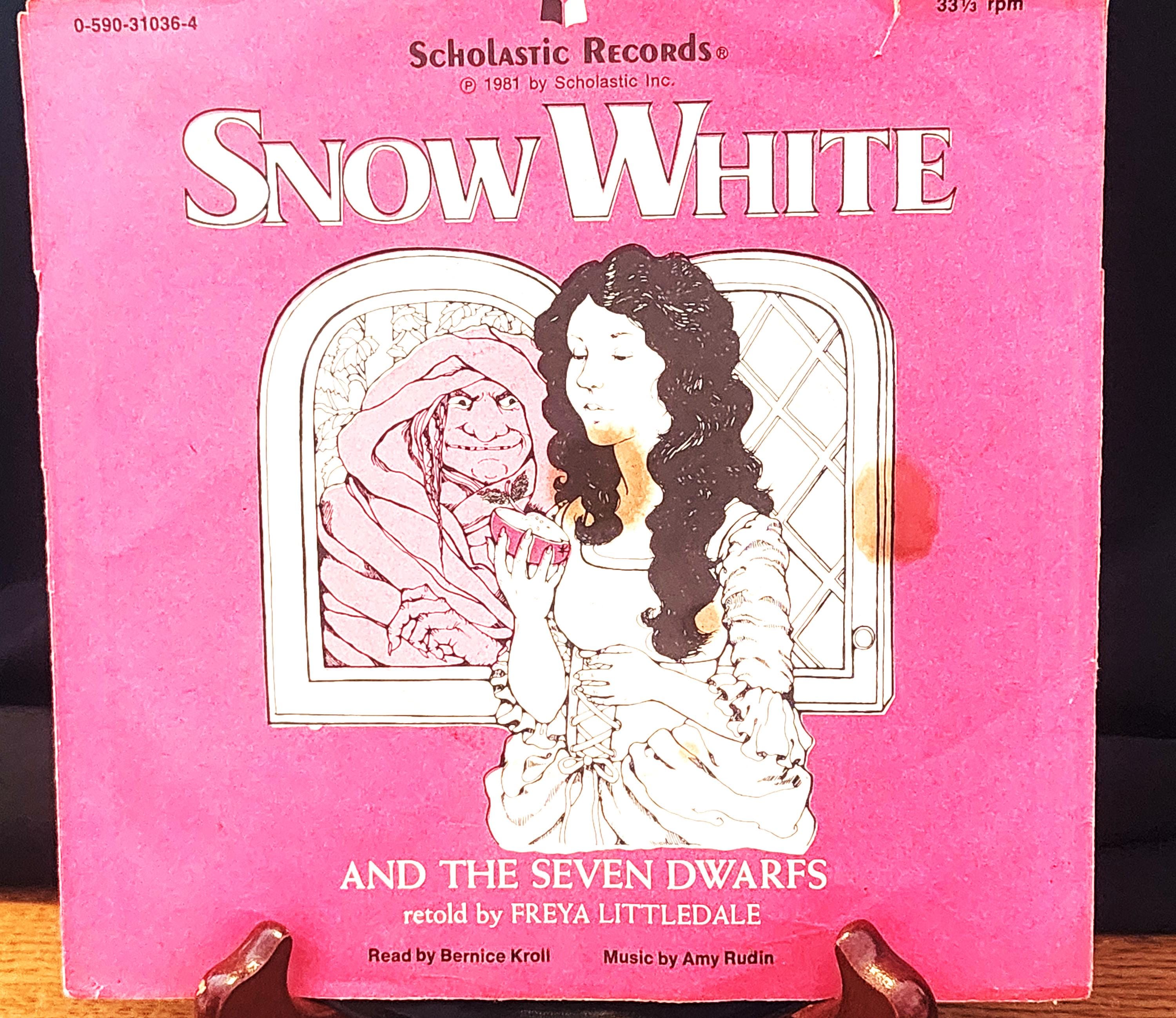子供向けストーリー付きヴィンテージ白雪姫ビニールレコード - Etsy 日本