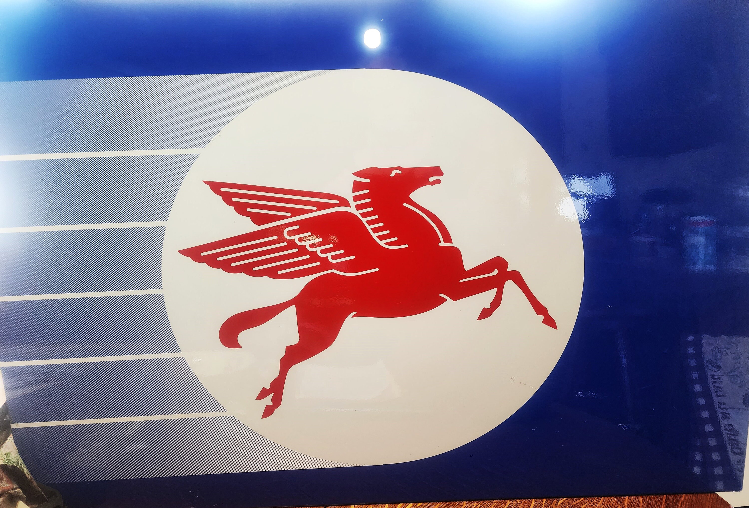 Mobil　ペガサス　旗 Mobil pegasus sign - Etsy 日本