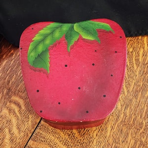 Scatola di fragole d'epoca
