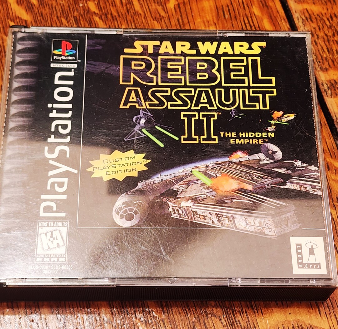 Vintage Playstation 1 Starwars Rebel Assault 2 - Etsy