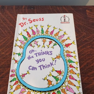 Vintage Dr. Seuss Buch 1975 Oh You Think You Can