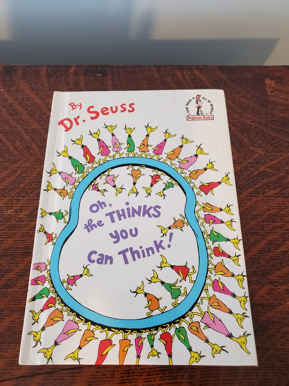 Vintage Dr. Seuss Book 1975 Oh You Think You Can 