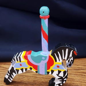 Vintage zebrastandbeeld