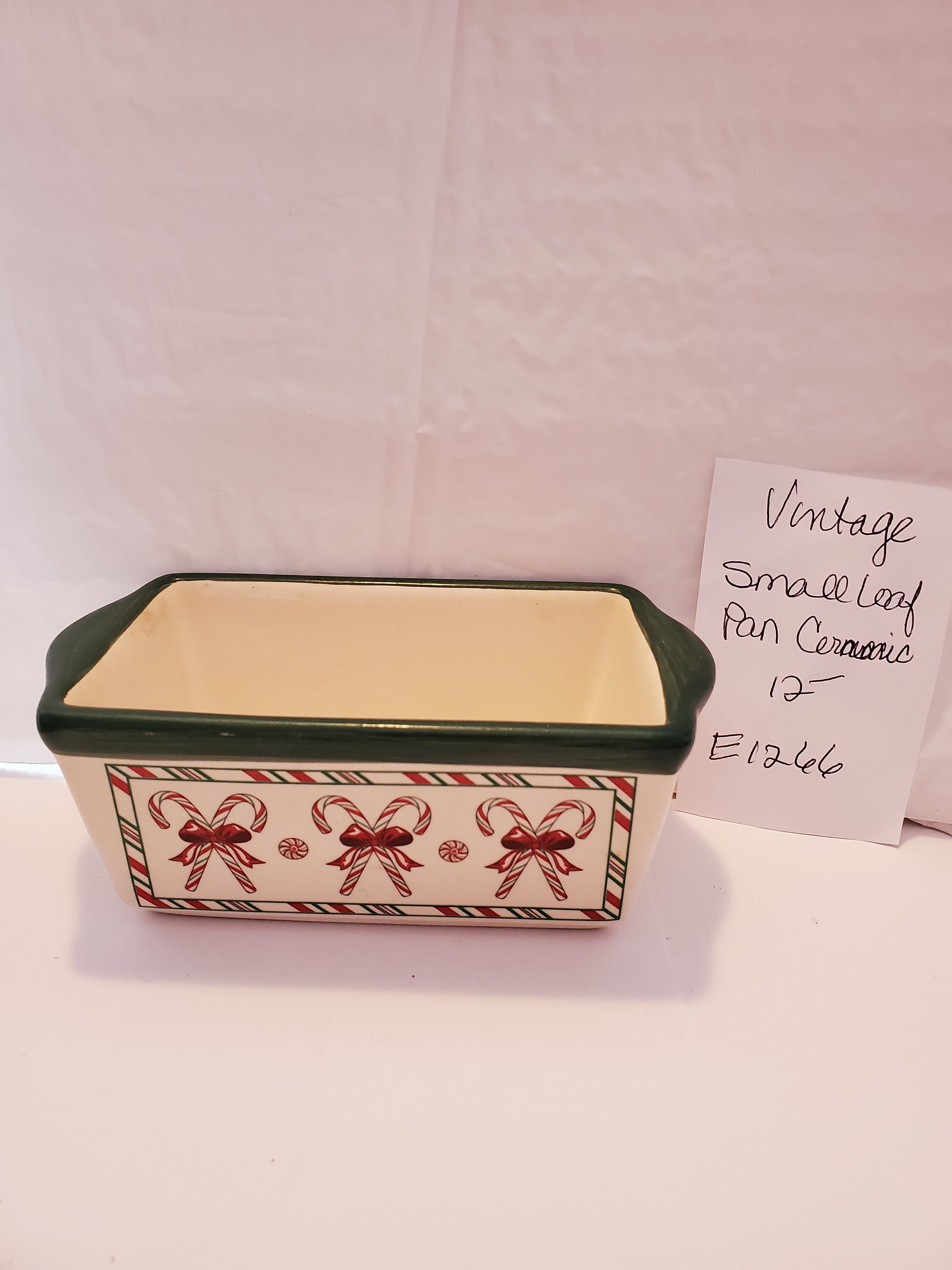 Vintage Mini Christmas Loaf Pan | Etsy