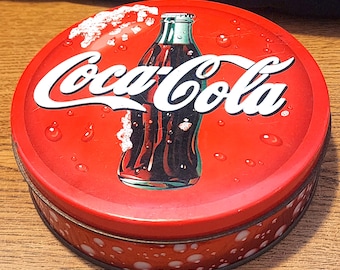 Lata de botella de Coca Cola vintage de 1995