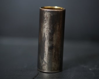 Unique Custom Aged Distressed Solid Brass Guitar Slide / Bottleneck / Finger / Guitarist / Musician / Blues / Rock / Country