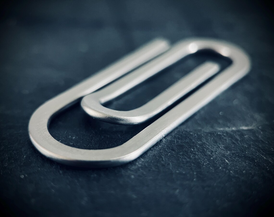 Minimalist Stainless Steel EDC Money Clip | Slim Wallet | Cash Holder ...