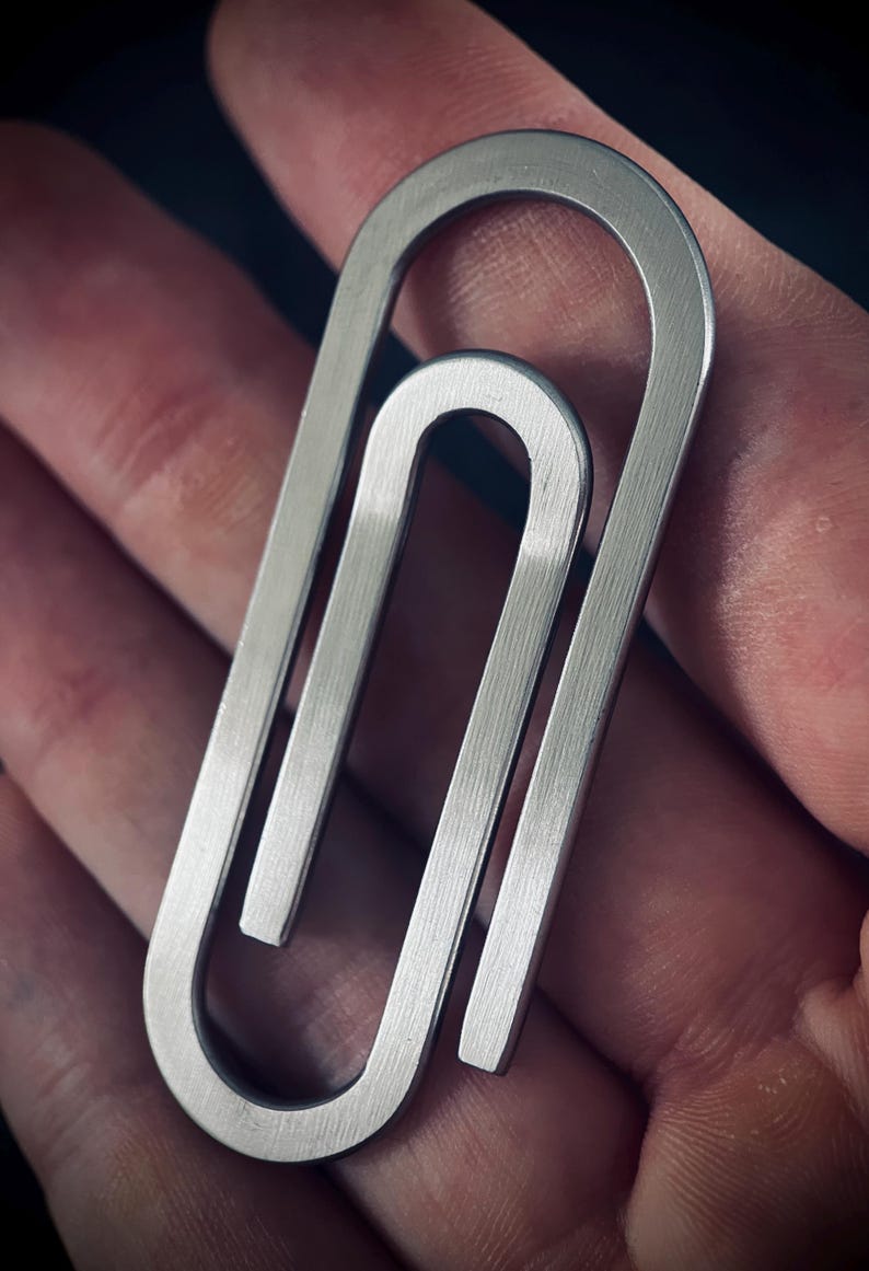 Minimalist Stainless Steel EDC Money Clip | Slim Wallet | Cash Holder ...