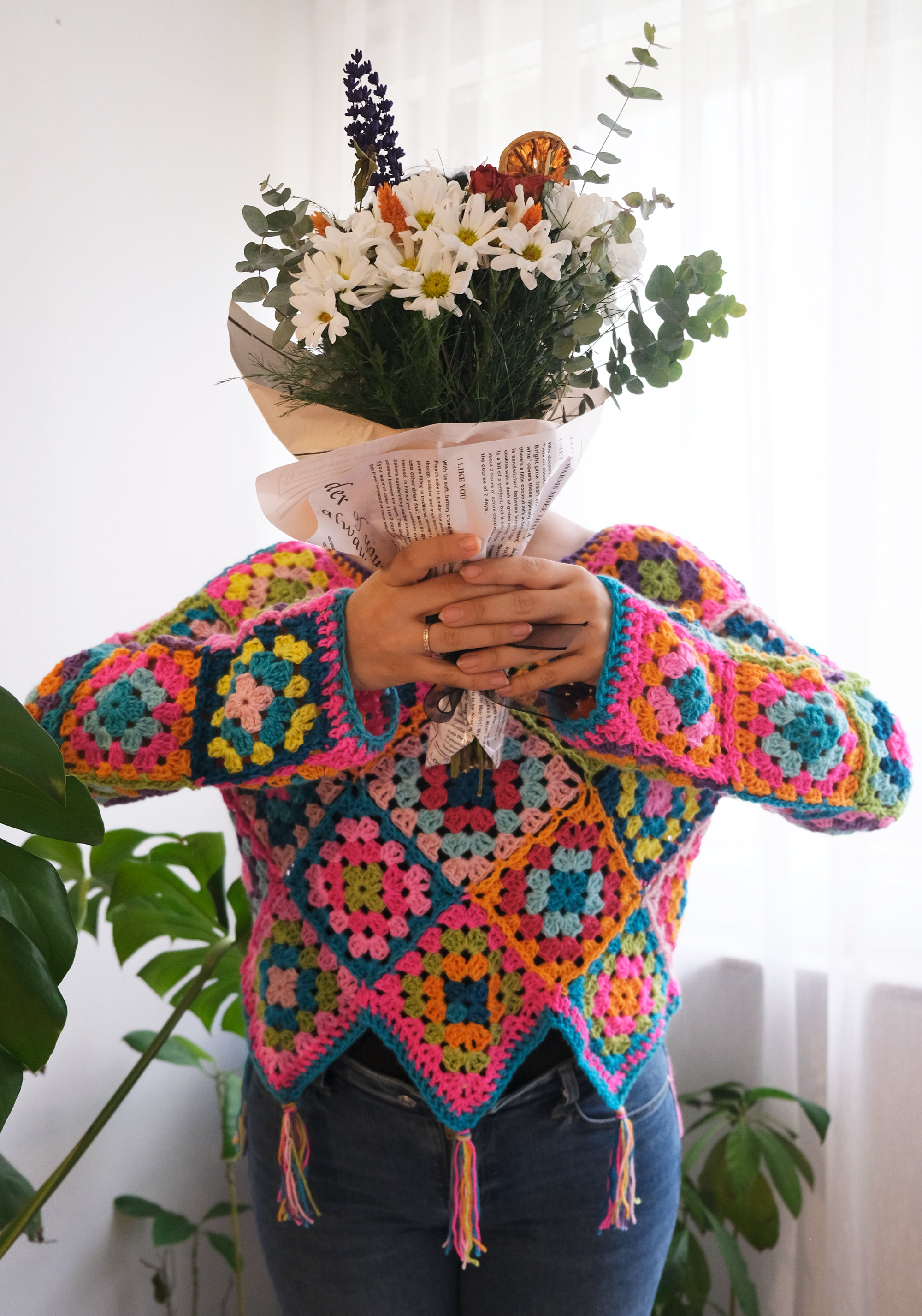 BQKC クロシェ ニット ラグ ビンテージ バラ グラニースクエア T BQKC クロシェ ニット ラグ ビンテージ バラ グラニースクエア T BQKC