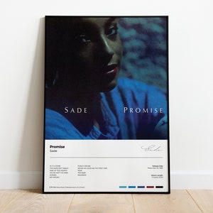 Sade Poster Promise - Etsy