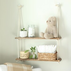 nursery hanging shelf