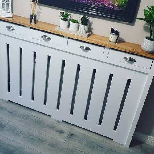 Bespoke Custom Radiator Cover Grey UK Etsy UK