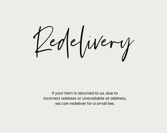 Redelivery Fee | Business Accessories