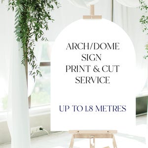 Print Your Own Business Signs, Custom Printing Service, Dome, Arch Top, Any Colour, Logo, Exhibition,  Event, Retail, Corporate Signage
