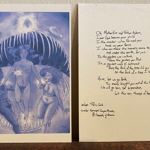 Harrowing of Hell 4x3 Carte de prière