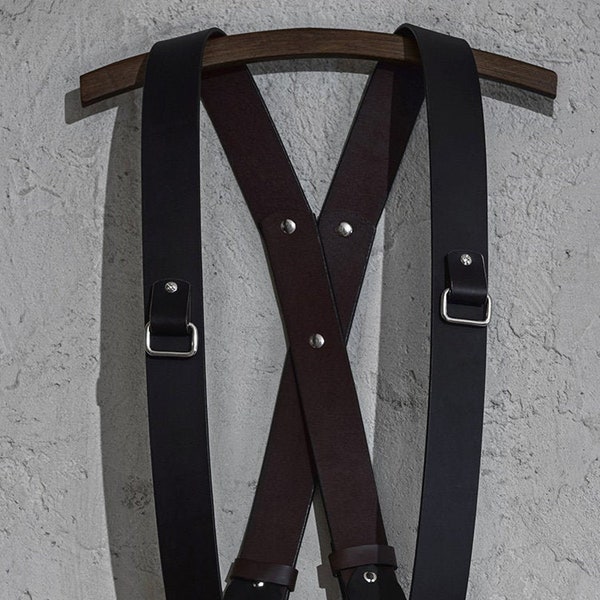 Leather camera harness, Dual Camera Strap, Photographer Harness, Photographic braces