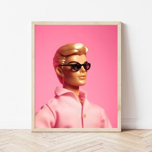 Preppy Wall Decor | Hot Pink Wall Art | Girly Wall Art