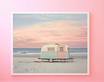 Camper Decor - Surf Nursery | West Coast Print | Beach Print | Boho Beach Wall Art | Beach House Decor