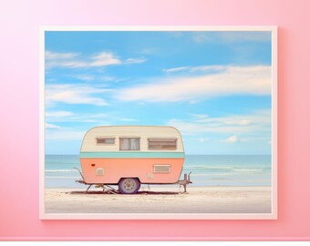 Camper Decor - Surf Nursery | West Coast Print | Beach Print | Boho Beach Wall Art | Beach House Decor